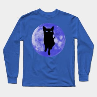 Blue Moon Kitty 3 Long Sleeve T-Shirt